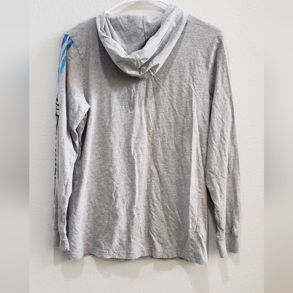 Hurley long sleeved lightweight hooded shirt kids size XL - Picture 2 of 4